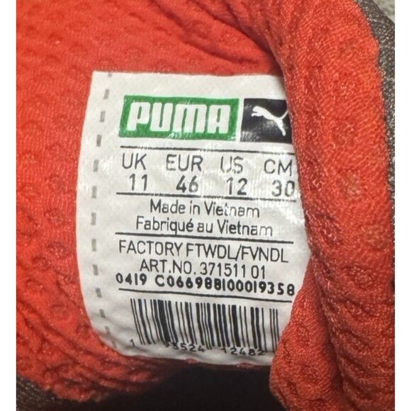 Puma RS-X Retro Red Steel Gray Indigo Running  Shoes Mens 12 US 371511 01 - Picture 7 of 10